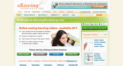 Desktop Screenshot of esewingworkshop.com
