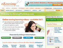 Tablet Screenshot of esewingworkshop.com